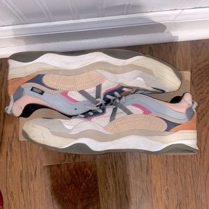 Some funky, durable shoes.. interesting colors on some nice material